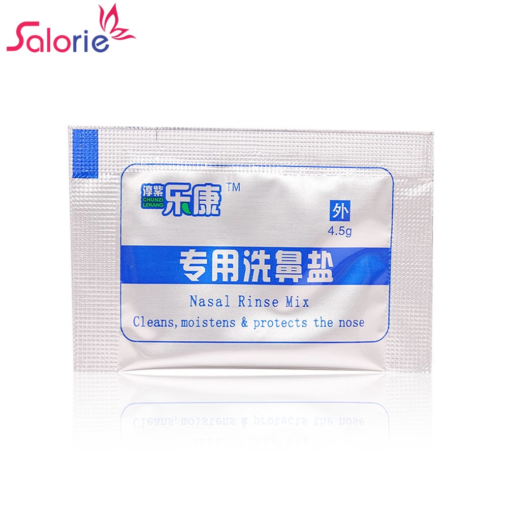 1 Chai Muối Rửa Mũi 4.5g Không Gây Dị Ứng Chất Lượng Cao