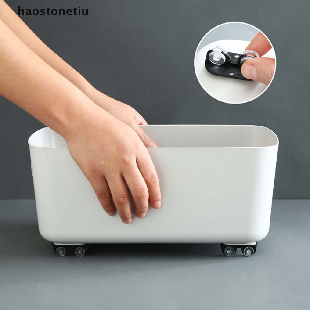 Bộ 4 Bánh Xe Ròng Rọc Tự Dính Chuyên Dụng Cho Thùng Rác