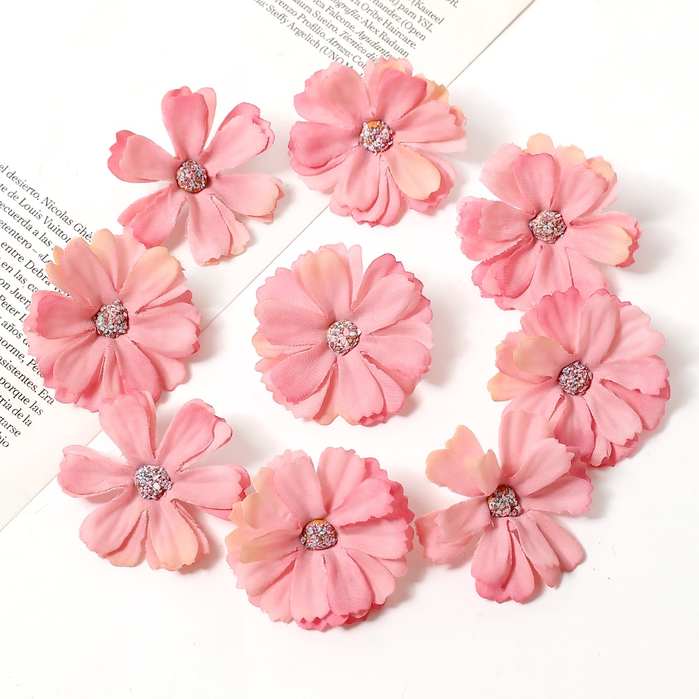 Set 10 Hoa Cúc Giả 5CM Trang Trí Đa Dụng Chất Lượng Cao