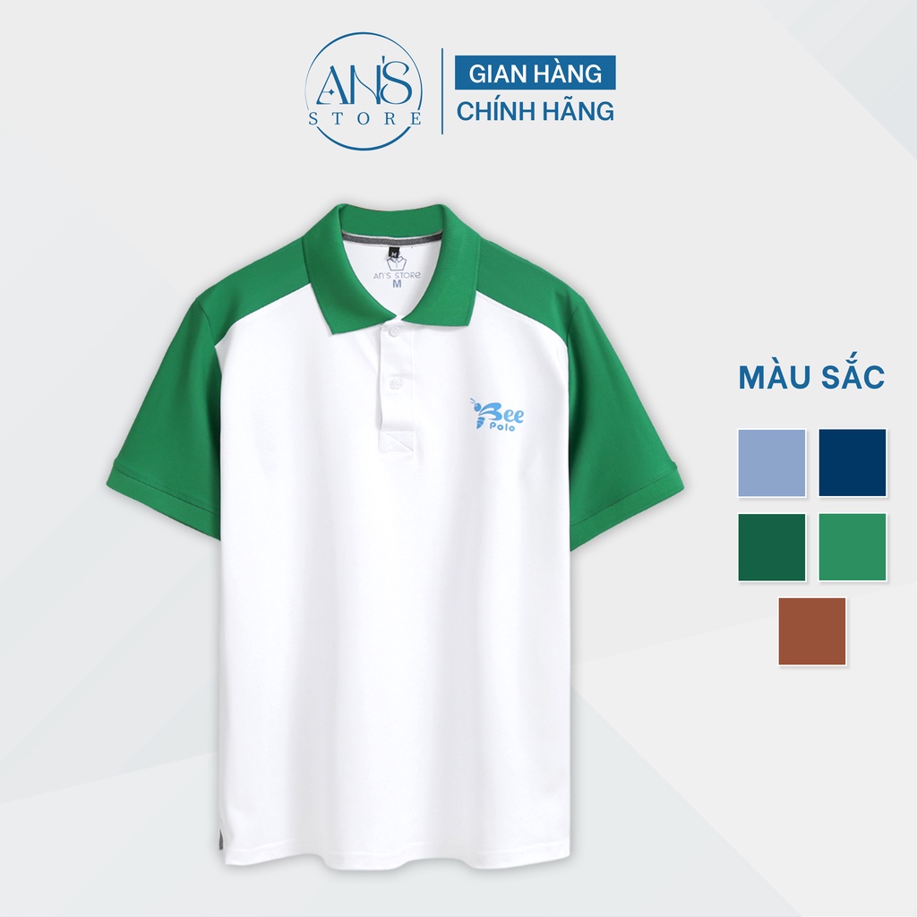 Áo Thun Polo Nam Thiết Kế Vải Cá Sấu Cotton Cao Cấp Ngắn Tay, Chuẩn Form, Chống Nhăn Và Thoáng Mát - An's Store