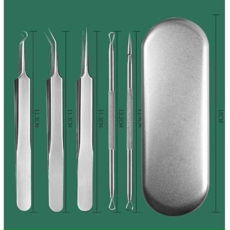 BỘ DỤNG CỤ NẶN MỤN 5 MÓN