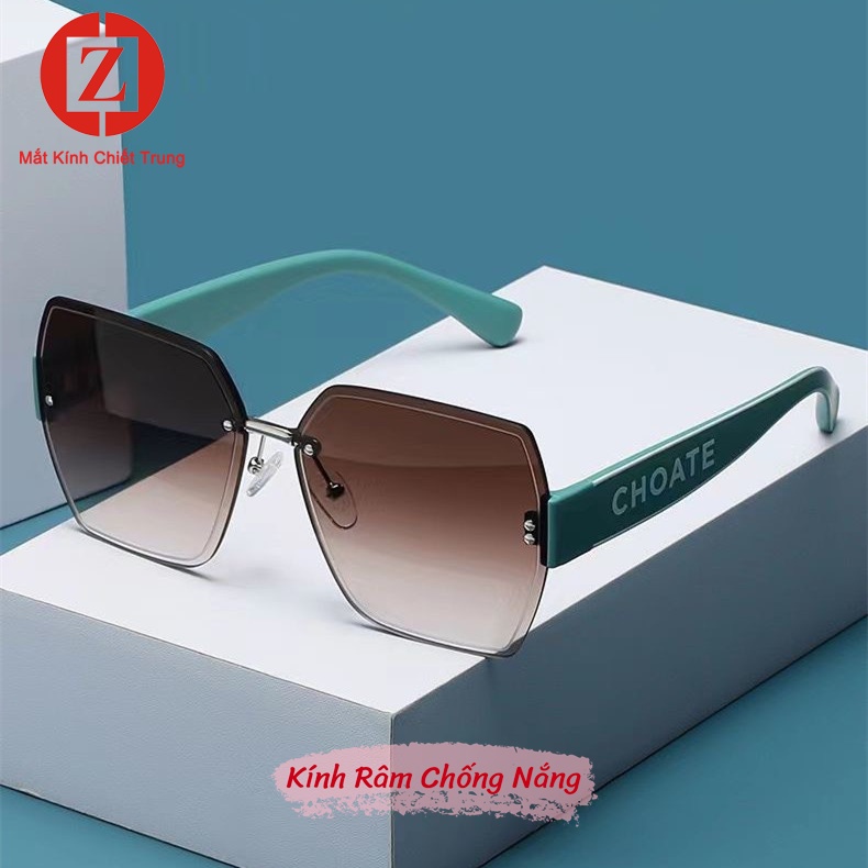Kính Râm Nam Nữ thời trang Thương hiệu CHOATE ,bảo vệ mắt khỏi tác hại của chống tia cực tím, tròng đa giác mã H87053
