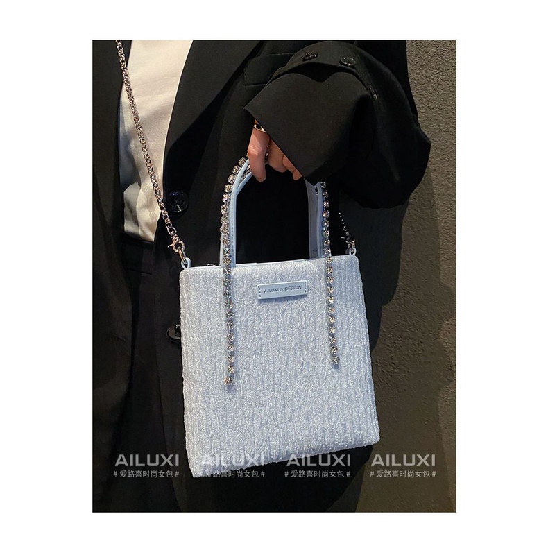 Túi Đeo Chéo Nhỏ Nhắn Đính Đá Thời Trang 2023 Dành Cho Nữ