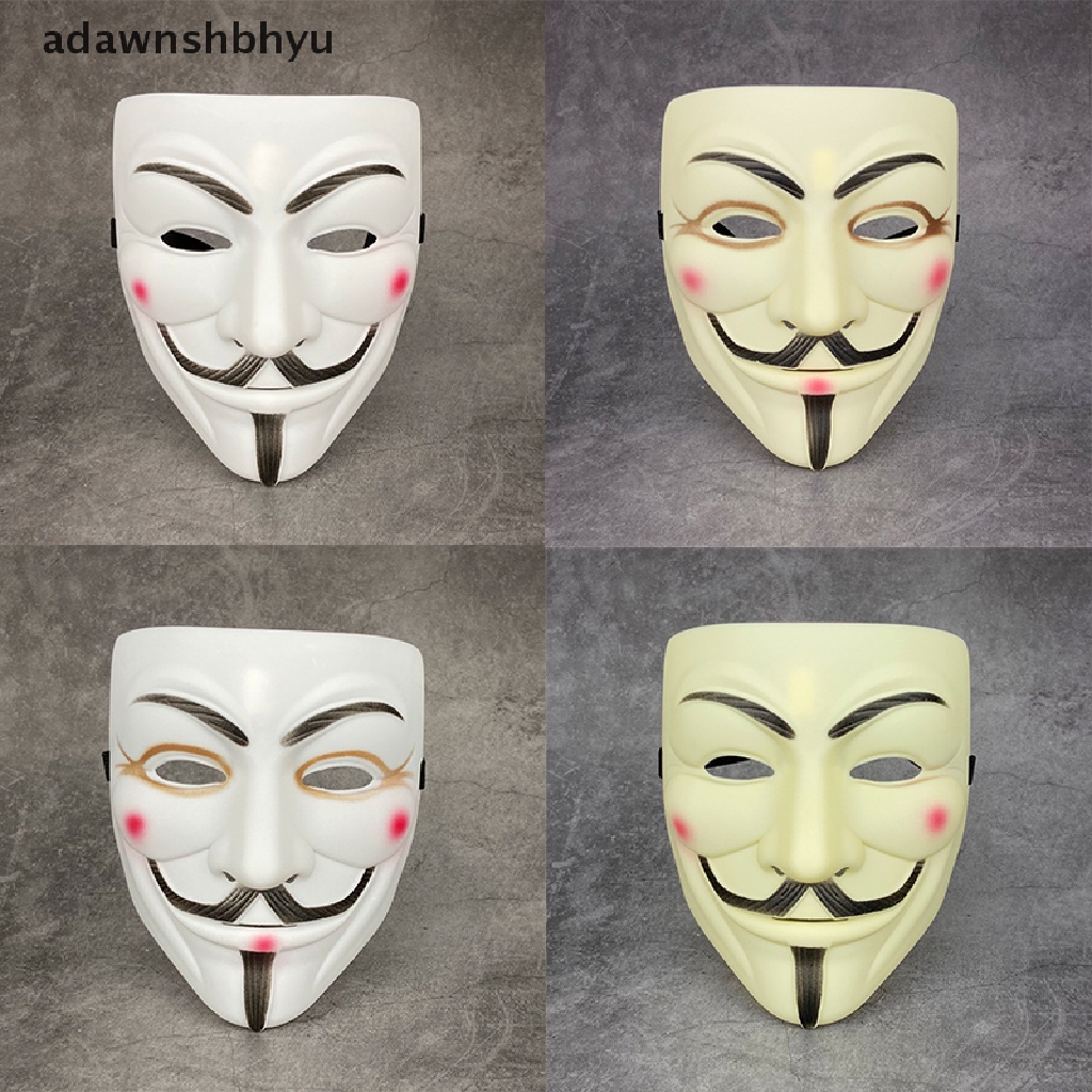 Mặt Nạ Hóa Trang Vendetta Hacker Anonymous Cho Người Lớn Và Trẻ Em