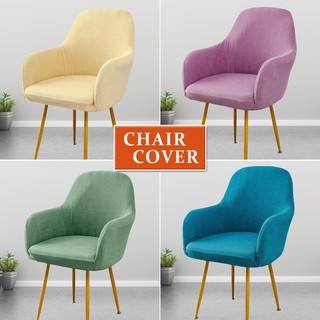 Vỏ bọc ghế cong Đàn hồi Trang điểm gia đình Ghế Sofa đơn Vỏ bọc ghế ăn đa năng Ghế bọc ghế