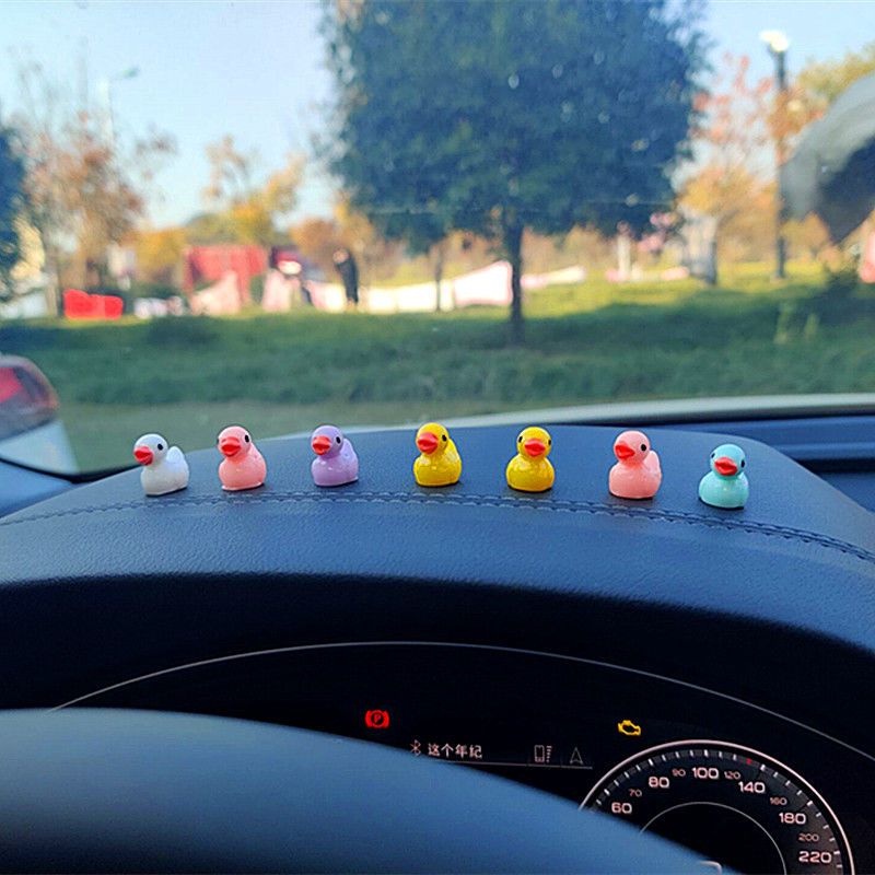 Set 7 Mô Hình Vịt Con Xinh Xắn Dùng Để Trang Trí Nội Thất / Tiểu Cảnh