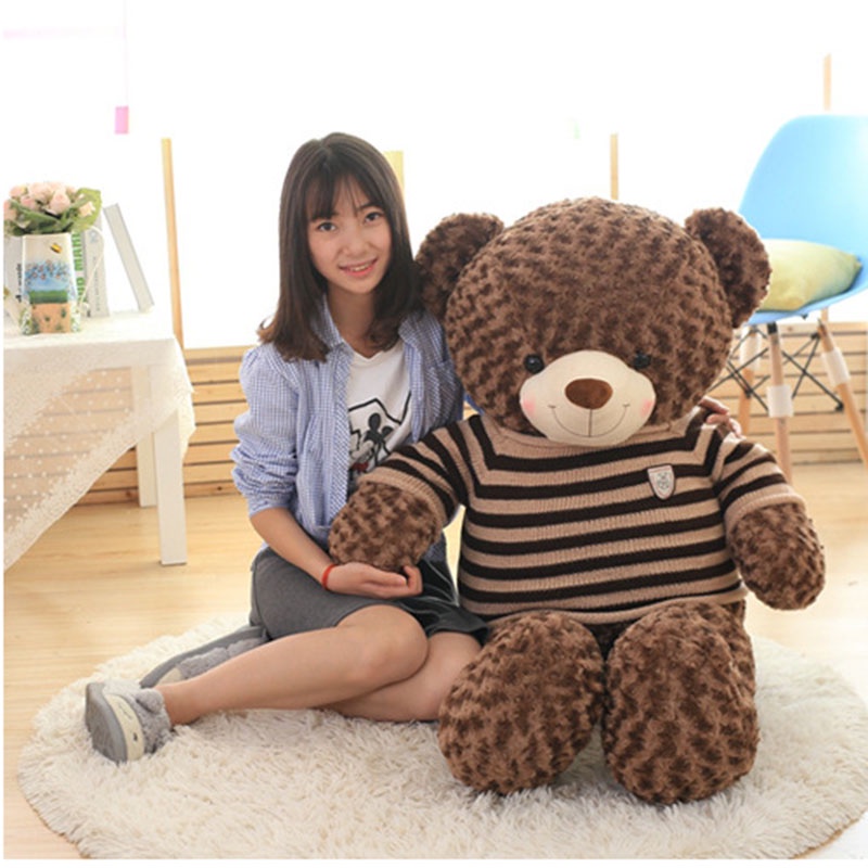 Thú gấu nhồi bông, gối ôm Teddy to bự đủ kích thước 60cm, 75cm, 1m, 1m2 ,1m4, làm quà tặng siêu dễ thương- Hadongshop.vn