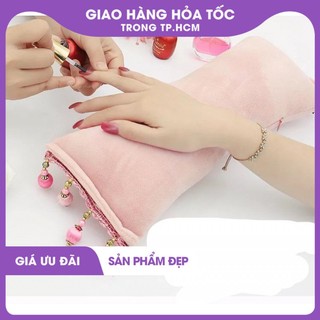 Gối Kê Tay Nail Nhung Cao Cấp