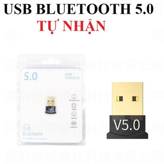 USB Bluetooth Dongle 5.0 giúp máy tính bàn, máy tính cây, Laptop thu phát sóng bluetooth