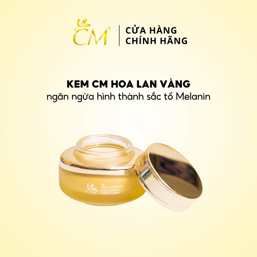 Kem CM Hoa Lan Vàng 30g Dưỡng Trắng Da