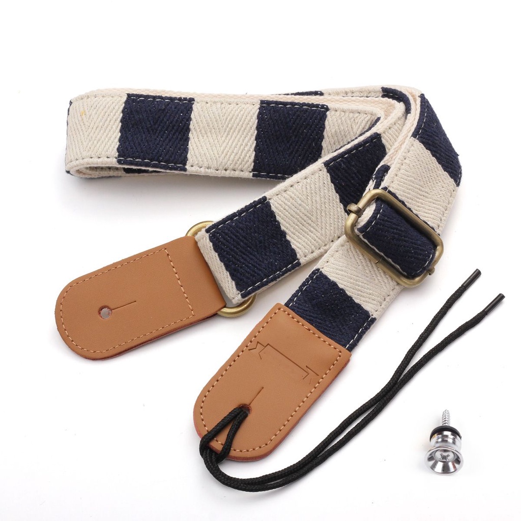 Dây Đeo Đàn Ukulele Bằng Da Cotton 2 Màu Tùy Chọn