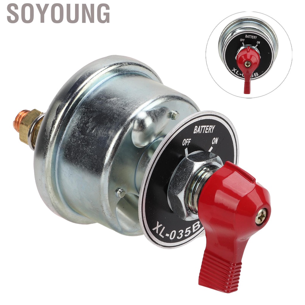 Soyoung Battery Disconnect Switch 2 Terminal Kill for Cars Motorcycles