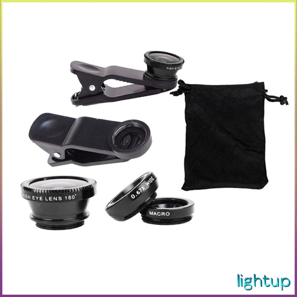 Clip xoay 360 độ Bộ ống kính máy ảnh Ống cá macro góc rộng [P/11]