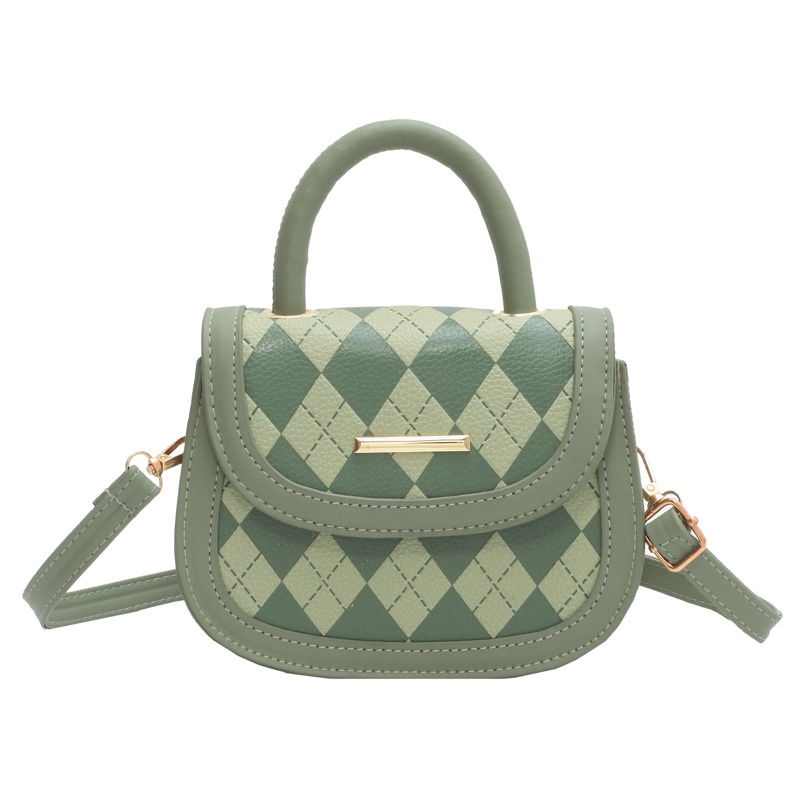 Túi Đeo Chéo Hình Thoi Đơn Giản Thời Trang Mùa Xuân 2023 Phong Cách Phương Tây