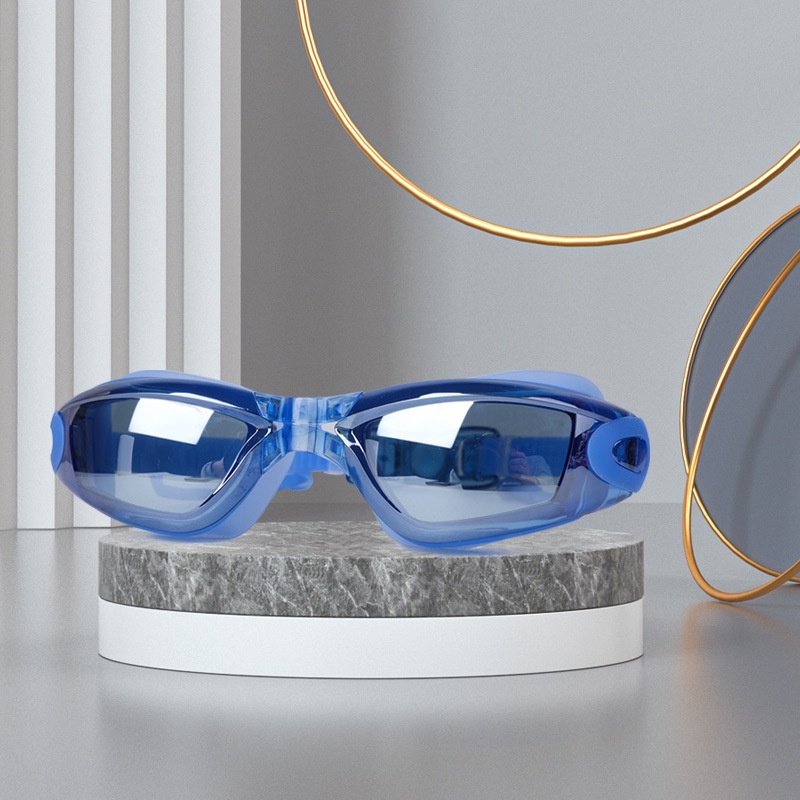 [Hàng Sẵn] Kính bơi HD Chống sương mù chống nước Khung lớn mạ điện Formen Women 【Summer062】