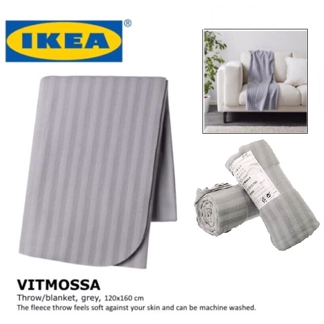 Chăn Nỉ IKEA - Chăn Cá Nhân Văn Phòng, Du Lịch, Đi Học, Đi Xe Ôtô 1m2x1m6 Không Viền