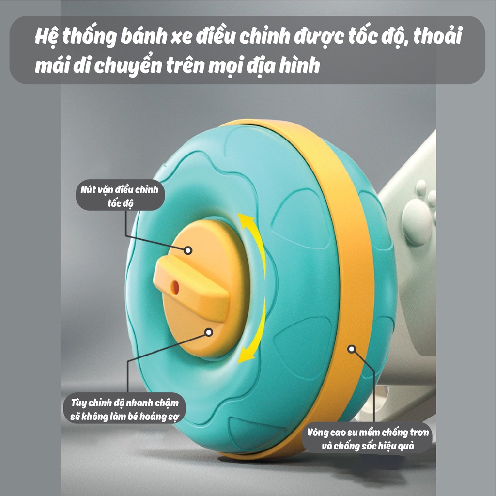 Xe Chòi Chân 4 In 1 Cho Bé Nhiều Chức Năng