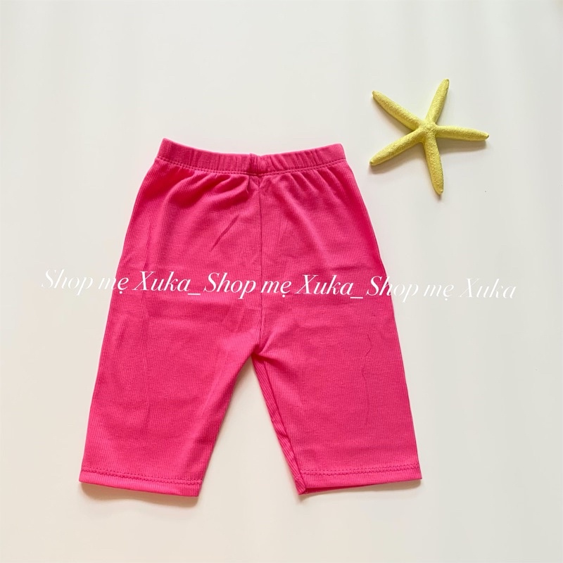 Quần legging lửng len tăm bé gái