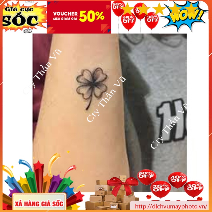 Decal Hình Xăm- Tatto ( Xấp 5 Bộ A4) chuẩn chất lượng tốt đẹp hiệu quả Kholinhkienmayin