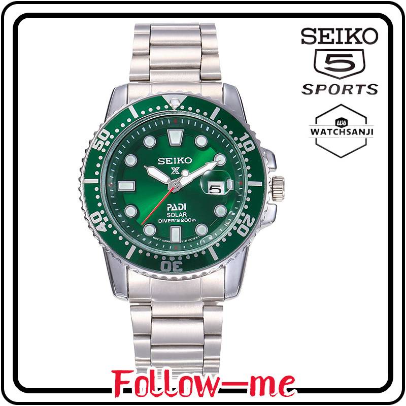 New Top Brand Original Seiko 5 21 Jewels Luminous waterproof Watch for Men calendar Stainless steel strap2021
