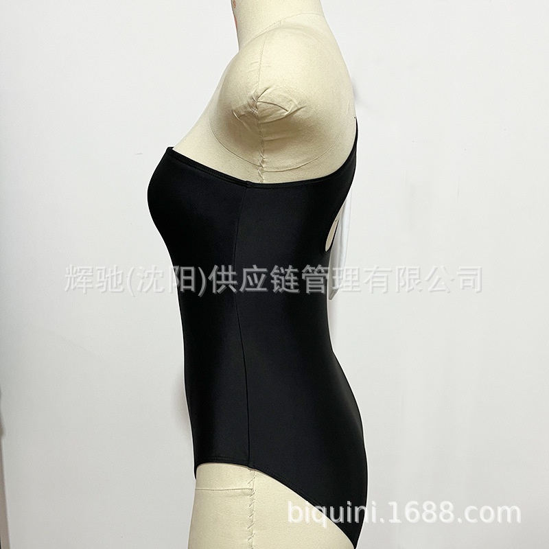 Bộ Đồ Bơi Một Mảnh Hở Vai Phối Nơ Phong Cách Âu Mỹ