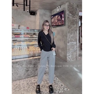 Áo len tăm mũ cổ cúc siêu hot hit .