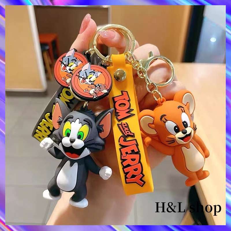 Móc Chìa Khóa Hình Tom Và Jerry Dễ Thương