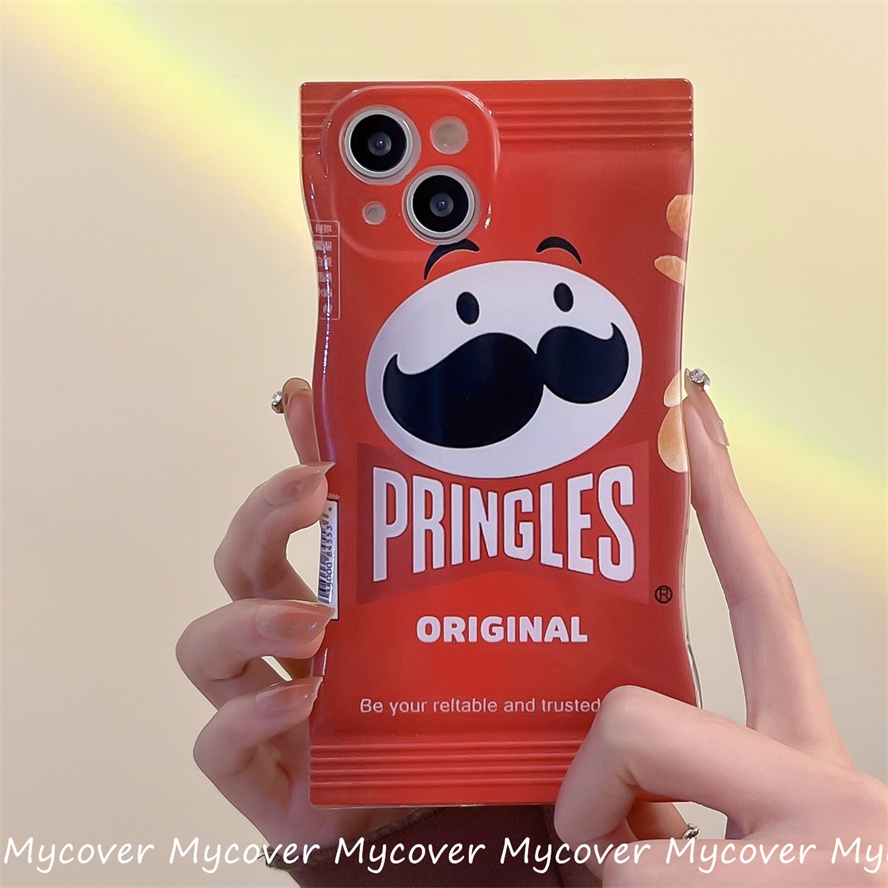 Ốp Điện Thoại Silicon Mềm Màu Trơn In Hình Khoai Tây Chiên Cho iPhone 14 13 12 11 Pro Max X XR Xs Max 6 7 8 Plus SE 2020