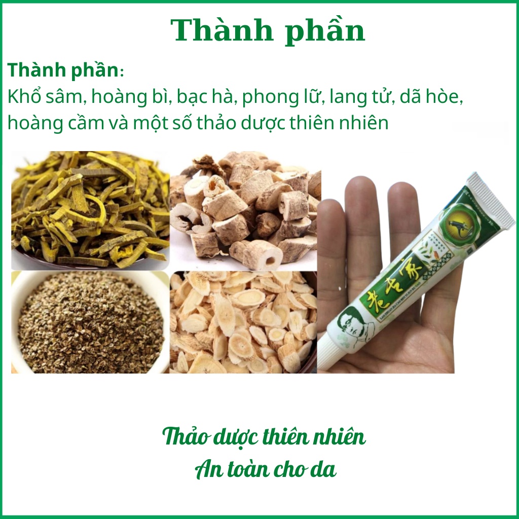 Kem bôi ngoài da chống nứt nẻ, nứt gót chân tay, á s.ừng, bong tróc khô da cực hiệu quả, tuýp 15Gr