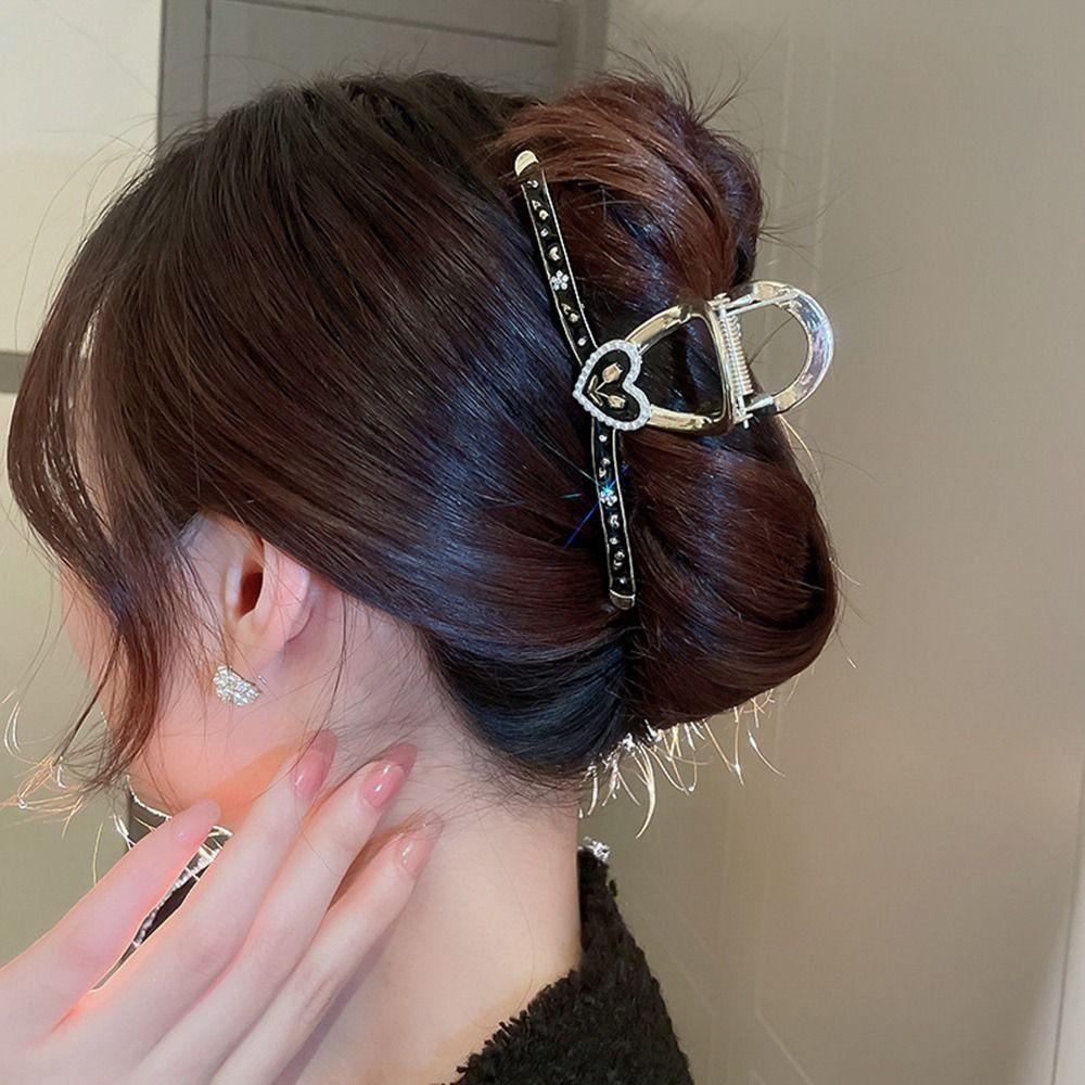 LOMBARD Kẹp Tóc Bướm / Cá Mập / Hoa Tulip Phong Cách Hàn Quốc Ngọt Ngào Cho Nữ