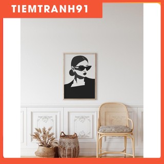 Tranh treo tường | Tranh fashionista - Fashionista Print, Fashion Wall Art, Large Poster, Minimal Art