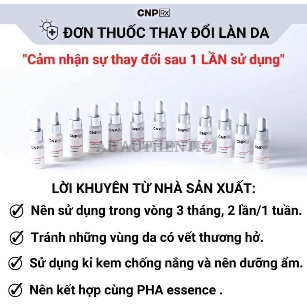 Combo 2 vỉ peel da CNPRX 2ml - HÂN KOREA