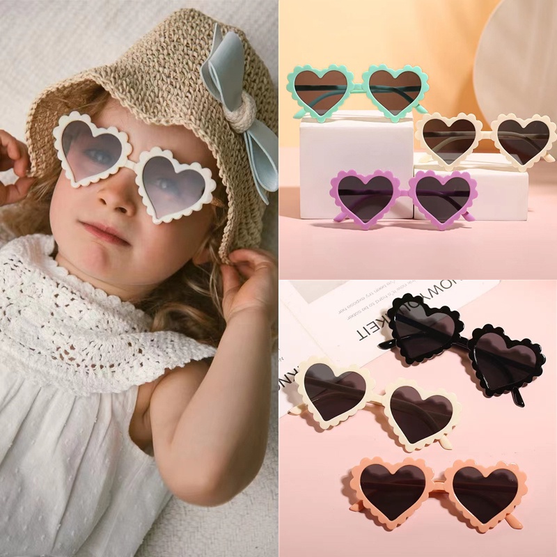 Kính Mát Tròng Tròn Chống Tia UV400 Hình Gấu Dễ Thương Thời Trang Đi Biển Cho Bé Trai Và Gái