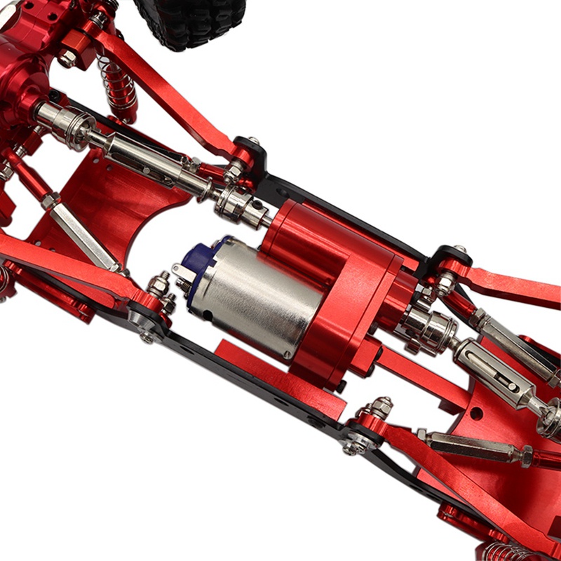 1 Bộ Hộp Số Truyền Động 2 Tốc Độ Bằng Kim Loại Màu Bạc Cho Xe Hơi Điều Khiển Từ Xa WPL C14 C24 B14 B24 MN D90 MN-90 MN98 MN