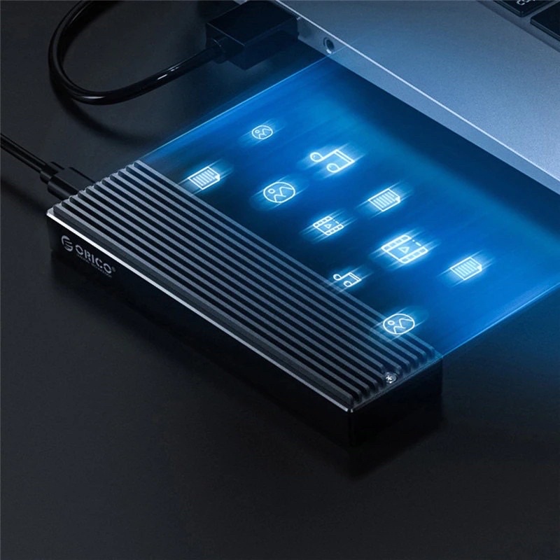 Ổ Cứng Di Động + Box Orico SSD M2 NVME 2TB,1TB,512Gb,256Gb SSD chính hãng tốc độ 10Gbps v 5Gbps /s