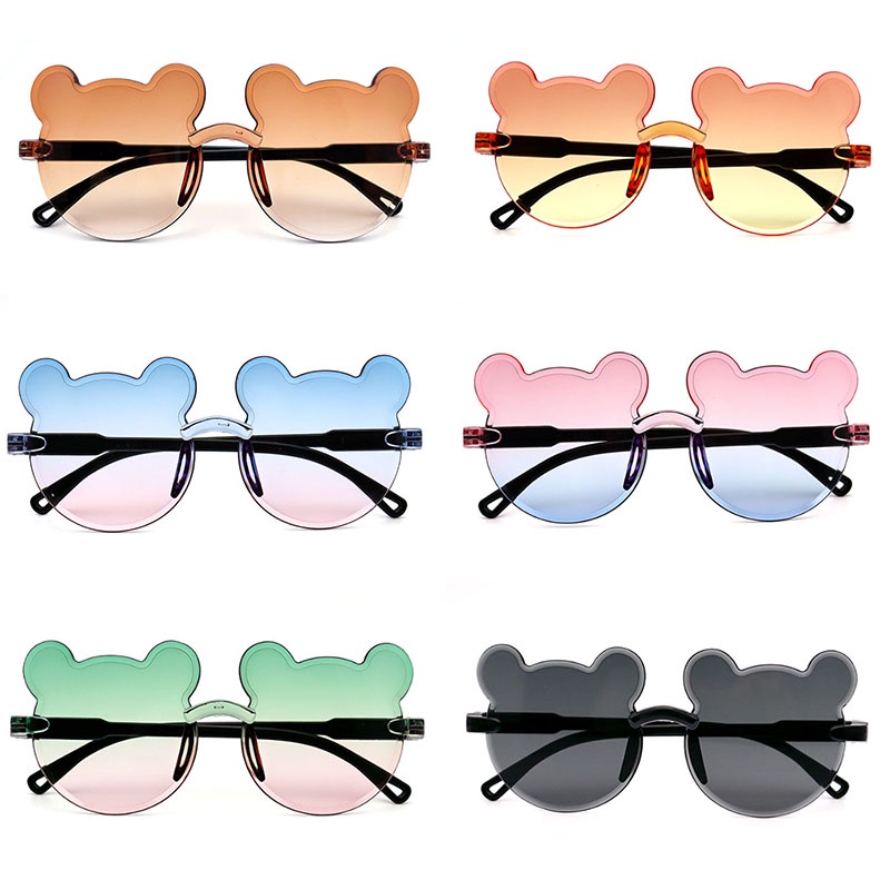 Kính Mát Gọng Vuông Chống Tia UV400 Thời Trang Cho Bé