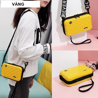 [Mới - nhiều màu] Túi hộp mini đeo chéo cá tính forever young