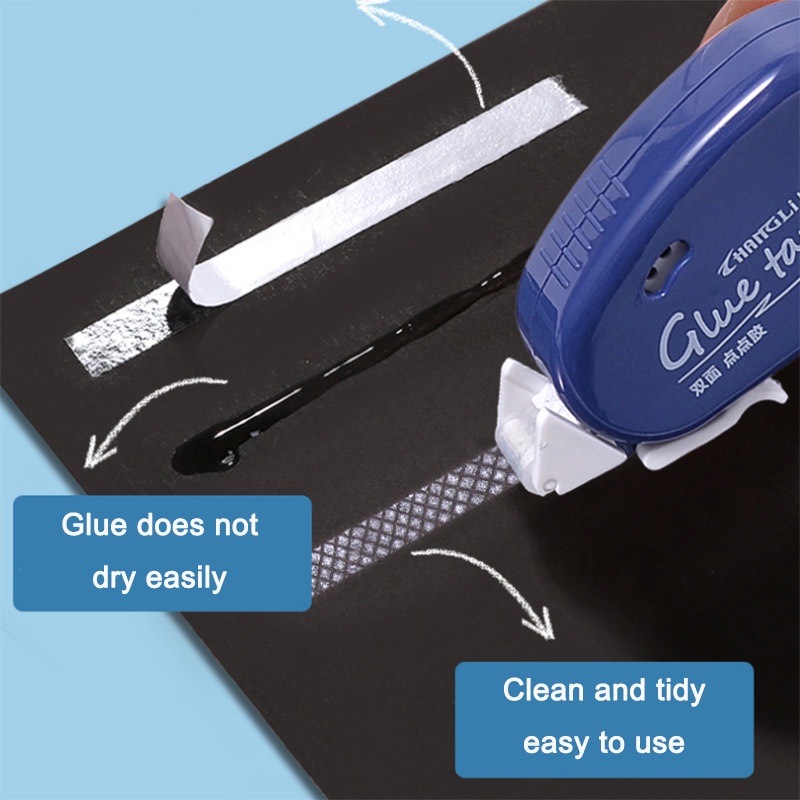 Cuộn Băng Keo Hai Mặt 6m * 6mm Họa Tiết Chấm Bi / Hình Thoi Đơn Giản Dùng Để Trang Trí Sổ Tay / Văn Phòng / Trường Học DIY