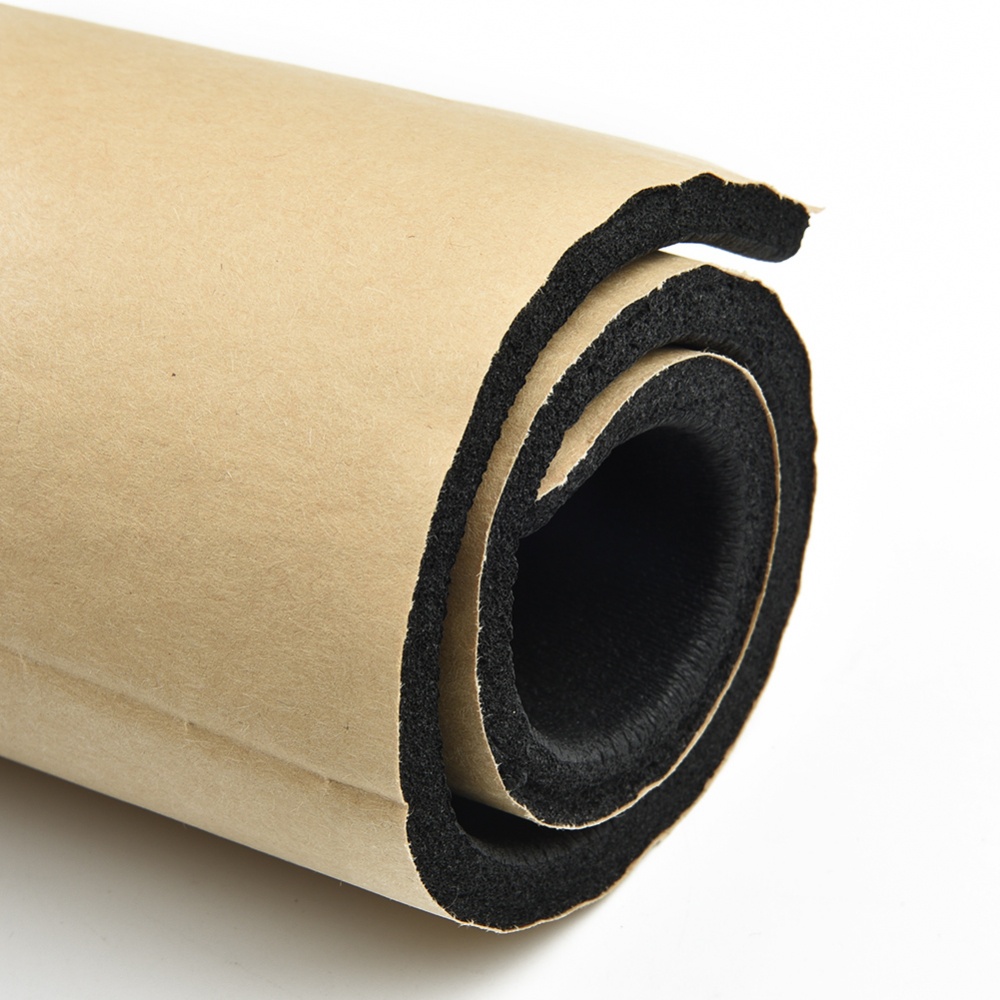 Cuộn Miếng Dán Cách Nhiệt Chống Ồn Cho Xe Hơi 8mm Dày 50x50cm