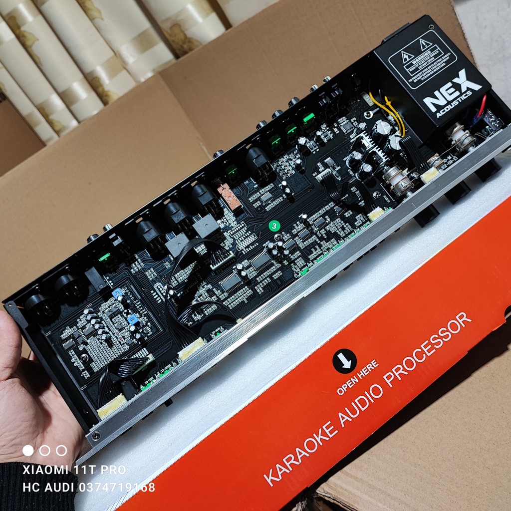 Vang Cơ Nex FX60 Plus Cao Cấp - Vang Cơ Có Reverb Triệt Tiêu Hú Rít, Xử Lý Âm Thanh Hoàn Hảo, Cổng Ty Thiên Phúc