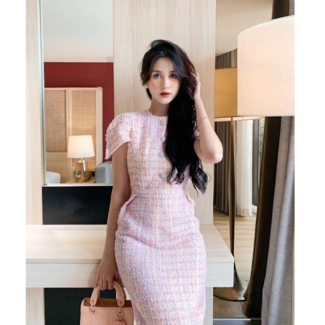 Váy dạ tưeed dáng dài