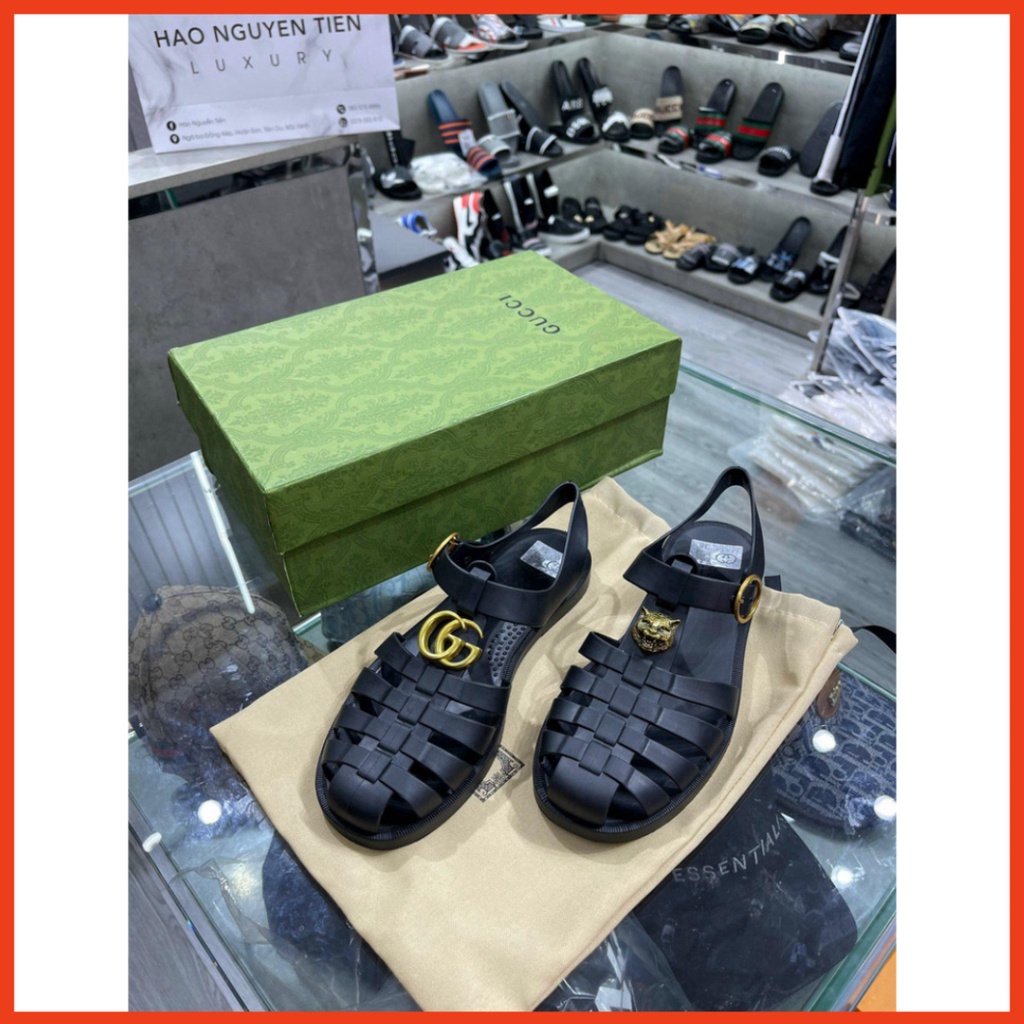 FREE SHIP DÉP NAM Dép Rọ sandal G.C Quai Hậu Quai Da Cao Cấp Phù Hợp nhiều lứa tuổi, phong cách 2023B X