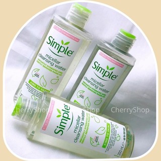Nước tẩy trang Simple Micellar Cleansing Water (200ml)