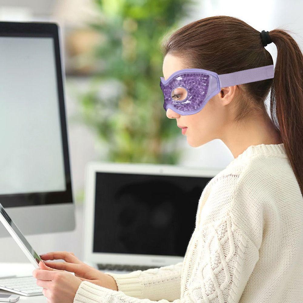 Mặt Nạ Gel Lạnh Mềm Mại Chống Nếp Nhăn Mát Xa Giảm Bọng Mắt AUGUSTINA