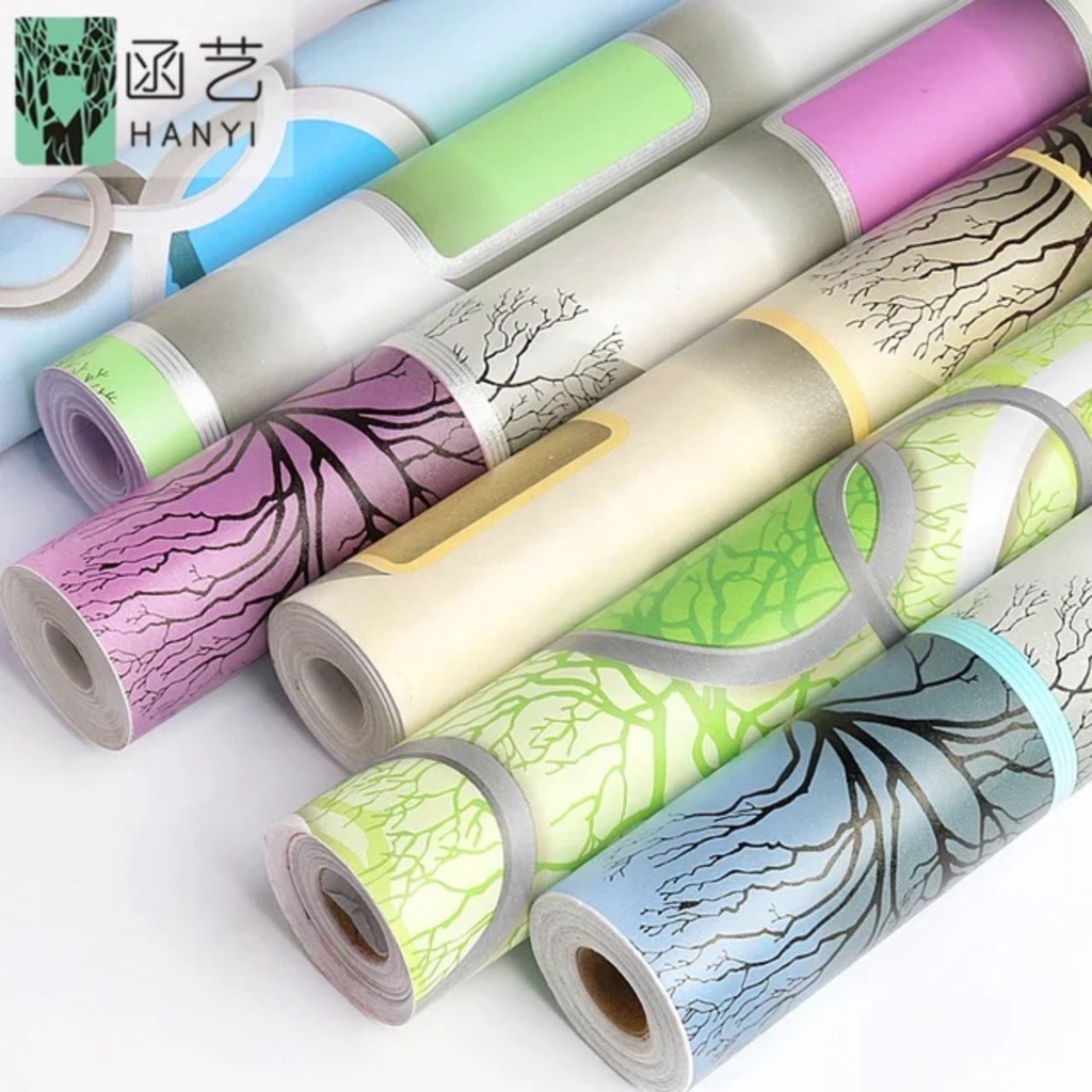giấy dán tường có keo sẵn 0.45x10m
