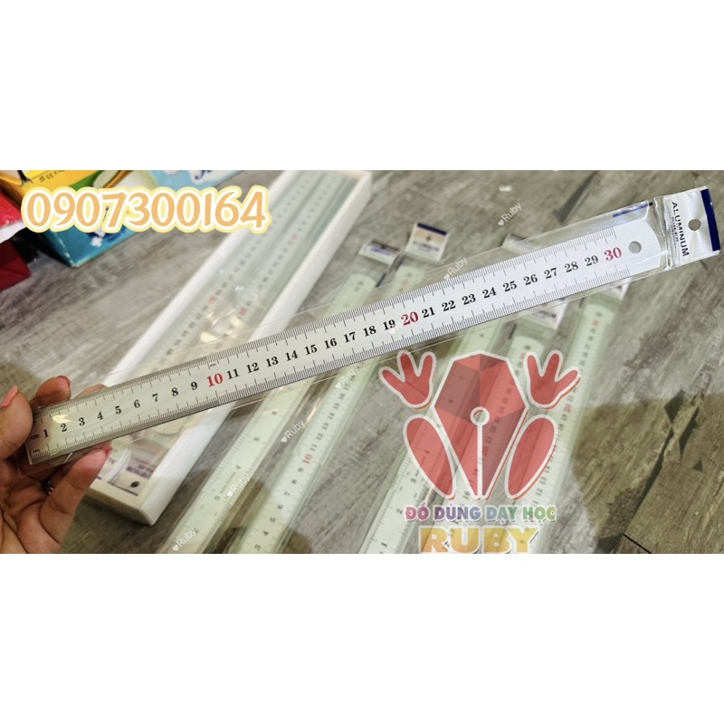 Thước nhôm 30cm Aluminum