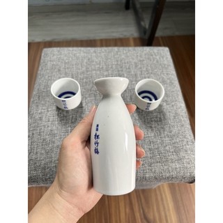Bình đựng rượu sake - decor trang trí- gốm sứ Nhật