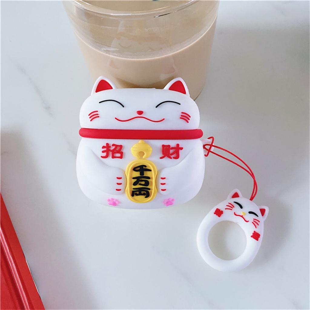 Vỏ bảo vệ hộp sạc tai nghe LENOVO sunflower chống sốc kiểu dây rút phong cách Nhật thích hợp cho airpods pro