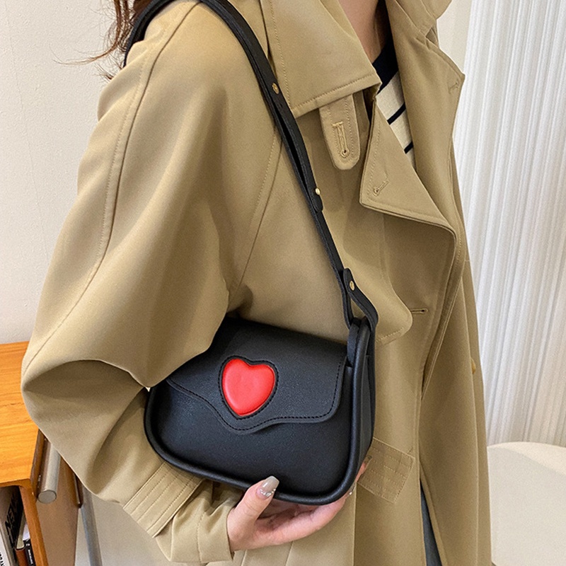 Túi Đeo Vai / Kẹp Nách Bằng Da Mềm Thiết Kế Dễ Thương Phong Cách Hàn Quốc Thời Trang Cho Nữ JP5