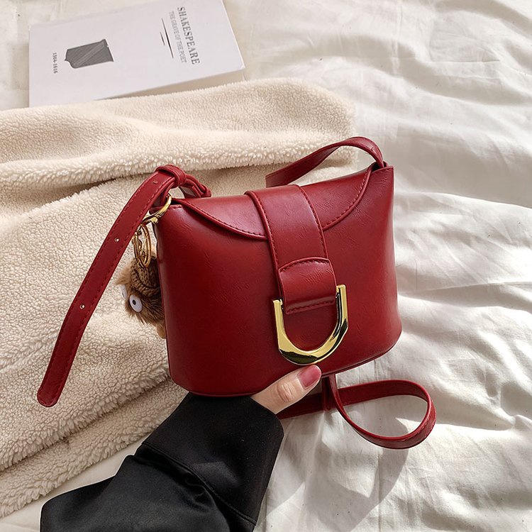 Túi đeo chéo IELGY dáng vuông nhỏ phong cách harajuku cổ điển dễ phối đồ đơn giản xinh xắn dành cho nữ